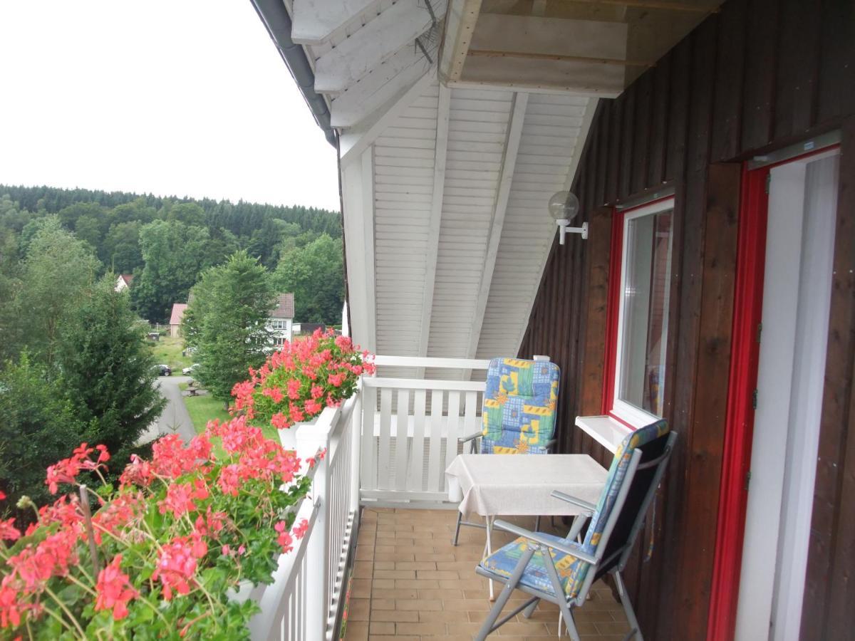 Ferienhaus Hubertus in Elend mit Balkons Exterior foto